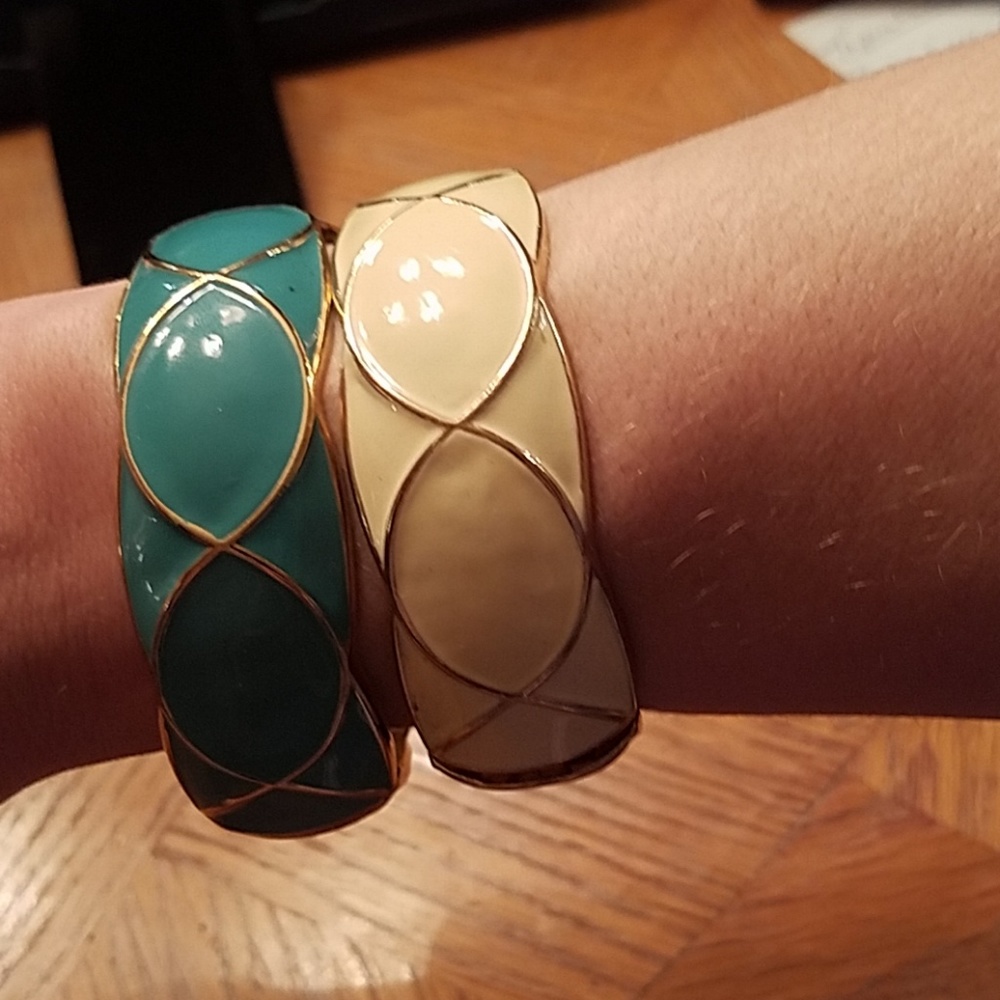 2 Banana Republic Magnetic Clasp Bangles